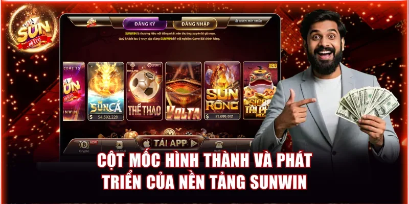 cot moc hinh thanh va phat trien cua nen tang sunwin