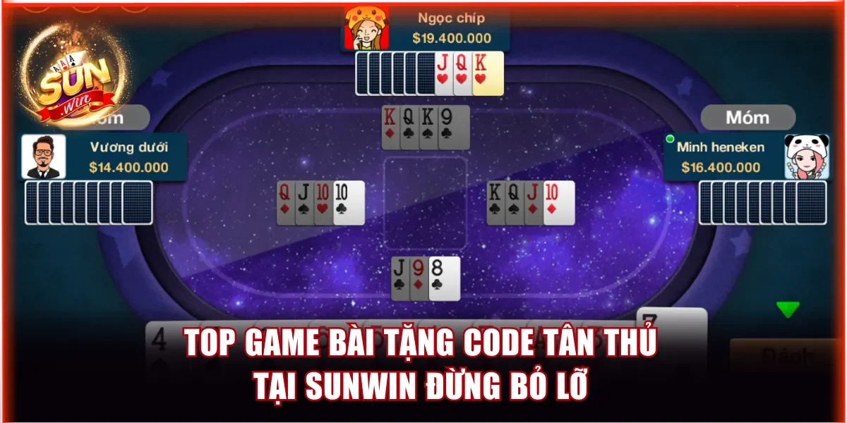 game bài tặng code tân thủ